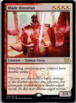 Blade Historian R Strixhaven: School of Mages 165 NM Normal - Image 1