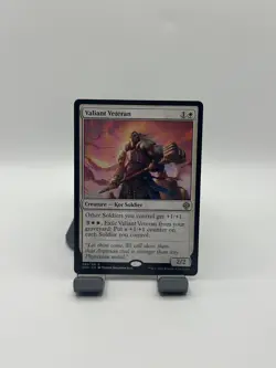 MTG, Valiant Veteran $3 ORDER MIN 38 NM Dominaria United Regular - Image 1