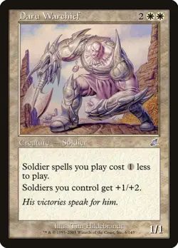 Daru Warchief LP Scourge White Creature Soldier Mtg Magic English Regular - Image 1