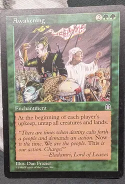 NM Awakening Stronghold STH MTG Magic the Gathering 1st Edition - Image 1