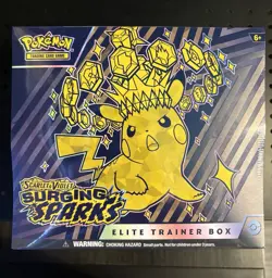 Pokemon TCG Scarlet & Violet Surging Sparks ETB + Booster Bundle Factory Sealed - Image 2