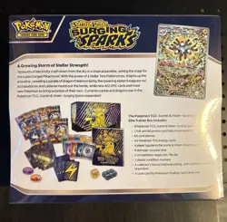 Pokemon TCG Scarlet & Violet Surging Sparks ETB + Booster Bundle Factory Sealed - Image 3