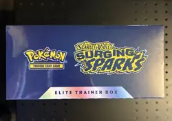 Pokemon TCG Scarlet & Violet Surging Sparks ETB + Booster Bundle Factory Sealed - Image 4