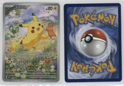 Pikachu (Paldea Adventure Chest) Holo Pokemon Scarlet & Violet Black Star Promo - Image 3