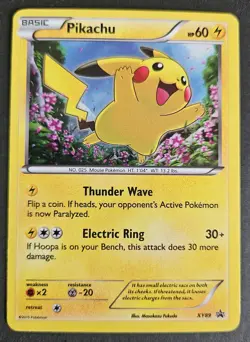 Pikachu XY89 Black Star Holo Promo Rare Collector Chest Pokemon Card MP/HP - Image 1