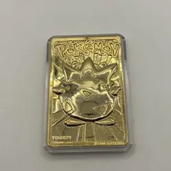 Pokemon Togepi Burger King 23k Gold Plated Trading Card 1999 Nintendo w/Case - Image 1