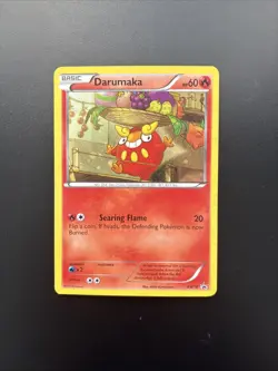 Pokemon TCG Black & White Black Star Promo Darumaka BW18 2012 LP - Image 1