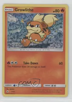 Growlithe Pokemon McDonald's Collection 7 Happy Meal Promo #1 - Image 1