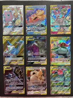 Pokemon TCG TAG TEAM GX Lot 9 Cards - Image 1