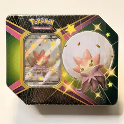 Pokemon Shining Fates Eldegoss V Tin Box 6 Booster Packs Sealed 2021 Game - Image 1