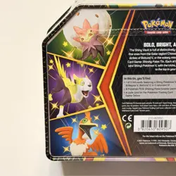 Pokemon Shining Fates Eldegoss V Tin Box 6 Booster Packs Sealed 2021 Game - Image 5