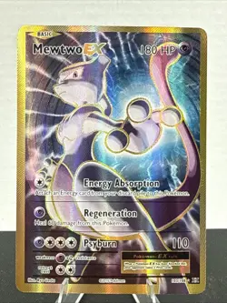 Pokemon TCG Mewtwo EX 103/108 Ultra Rare Holo Card Evolutions XY - Image 1