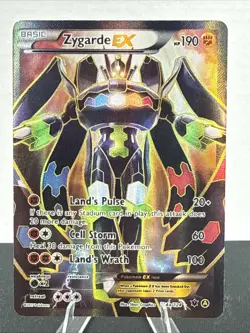 Pokemon TCG Zygarde EX 54a/124 Alternate Art Full Art XY Fates Collide - Image 1