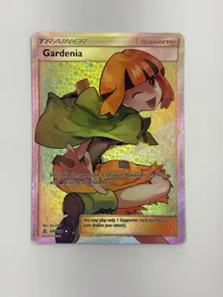Pokemon TCG Gardenia 149/156 Full Art Trainer Ultra Prism Sun & Moon LP - Image 1