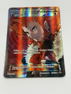 Pokemon TCG Lysandre 104/106 Full Art Trainer Ultra Rare Flashfire Holo HP - Image 4
