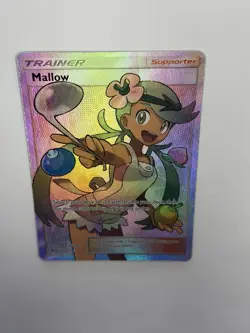 Pokemon TCG Mallow 145/145 Full Art Trainer Ultra Rare Guardians Rising Holo LP - Image 5
