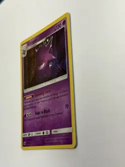 Pokemon TCG Gengar 38/111 Holo Rare Sun & Moon Crimson Invasion Near Mint - Image 2