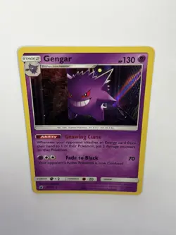 Pokemon TCG Gengar 38/111 Holo Rare Sun & Moon Crimson Invasion Near Mint - Image 5