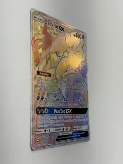 Pokemon TCG Darkrai Gx 158/147 Secret Rare Full Art Holo Burning Shadows NM - Image 3