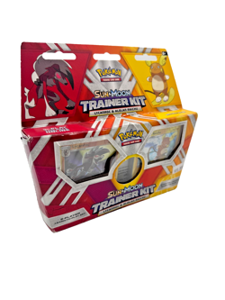 Pokemon TCG Sun & Moon Trainer Kit Lycanroc & Alolan Raichu OPEN BOX - Image 1