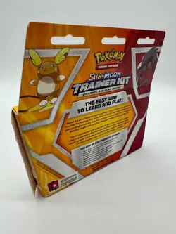 Pokemon TCG Sun & Moon Trainer Kit Lycanroc & Alolan Raichu OPEN BOX - Image 2