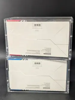 2x Pokemon SV10.5 Black Bolt White Flare Sealed Booster Bundle Display W/Acrylic - Image 2