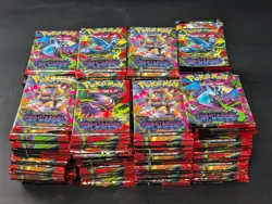 Lot (180) Pokemon Mega Evolution ME02 Phantasmal Flames Booster Packs Sealed - Image 2
