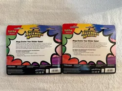 2 Pokemon Ascended Heroes Tech Sticker Booster Pack Charmander Gastly - Image 2