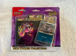 2 Pokemon Ascended Heroes Tech Sticker Booster Pack Charmander Gastly - Image 3