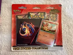 2 Pokemon Ascended Heroes Tech Sticker Booster Pack Charmander Gastly - Image 4