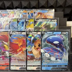 Pokemon TCG - V Card 21 Card Lot - Ultra Rare Holo - NM Sleeved English - Image 2