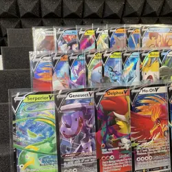 Pokemon TCG - V Card 21 Card Lot - Ultra Rare Holo - NM Sleeved English - Image 3