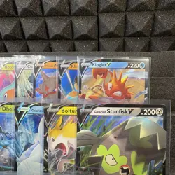 Pokemon TCG - V Card 21 Card Lot - Ultra Rare Holo - NM Sleeved English - Image 5