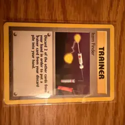 Item Finder - Rare - Base Set - 74/102 - MP - Pokemon TCG - Image 1