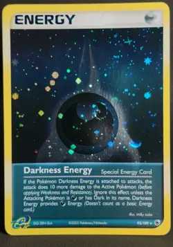 Darkness Energy Cosmos Holo PROMO w/ Swirl 93/109 VLP-NM - 2003 Pokemon - Image 1