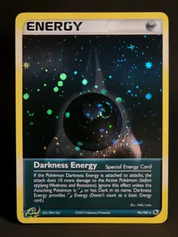 Darkness Energy Cosmos Holo PROMO w/ Swirl 93/109 VLP-NM - 2003 Pokemon - Image 2
