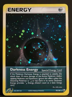Darkness Energy Cosmos Holo PROMO w/ Swirl 93/109 VLP-NM - 2003 Pokemon - Image 3