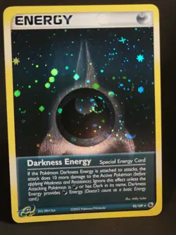 Darkness Energy Cosmos Holo PROMO w/ Swirl 93/109 VLP-NM - 2003 Pokemon - Image 4