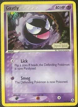 Gastly 52/92 Legend Maker Reverse Holo - Pokemon Card - Image 1