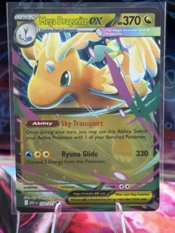 Pokemon Mega Dragonite EX Foil Holo 152/217 2016 English - NM Ascended Heroes - Image 1