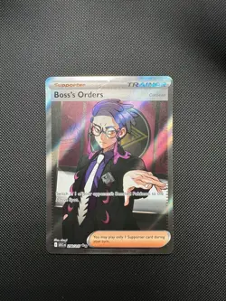 Boss's Orders Corbeau 256/217 Ultra Rare Full Art Ascended Heroes Pokemon NM - Image 2