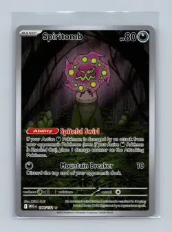 Spiritomb 148/132 Illustration Rare Mega Evolution Pokemon Near Mint - Image 1