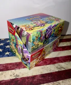 Pokemon TCG S&V Prismatic Evolutions Mini Tin Display (x8 sealed tins) NEW 🔥 🌙 - Image 1