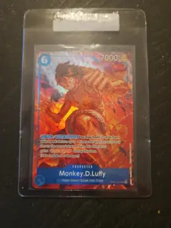 🔥 Monkey.D.Luffy OP02-062 Alt Art Paramount War One Piece English Rare Deal 🔥 - Image 1