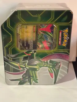 Pokemon Trading Card Game Paradox Clash Iron Leaves ex tin Sealed - Image 1