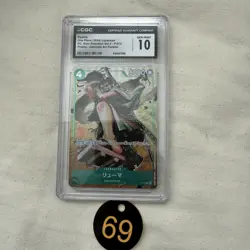 CGC 10 GEM MINT Ryuma P-072 One Piece card Promo P Best Selection Vol. 3 69 - Image 1