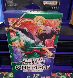 One Piece Card Game Starter Deck: Zoro & Sanji (ST-12) - New - Image 1
