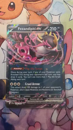 Fezandipity ex 038/064 Double Rare Pokemon TCG Card Shrouded Fable - NM/LP - Image 1