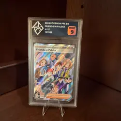 Pokemon TCG Friends in Paldea 137/131 Ultra Rare Holo King Card Grading 9 - Image 1
