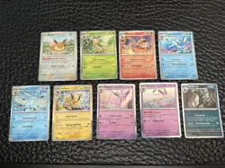 Pokemon Eeveelution Complete Holo 9 Card Set Lot Prismatic Evolutions - Image 1